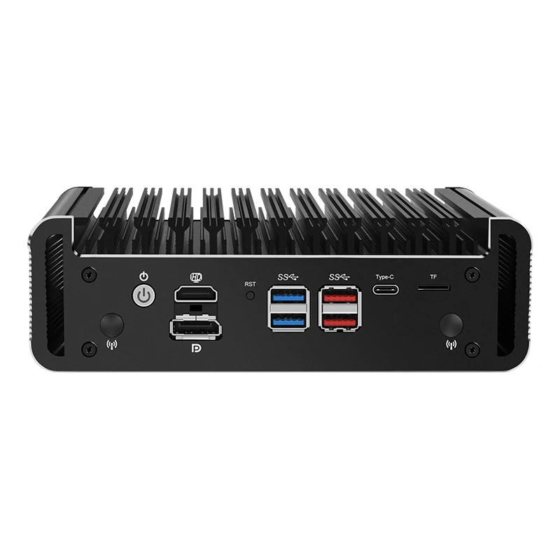 12th Gen 2.5G جهاز توجيه جدار الحماية I7 1265U I5 1235U I3 1215U Pen-tium 8505 6x I226-V 2 * NVMe بدون مروحة كمبيوتر شخصي صغير Proxmox Host #4