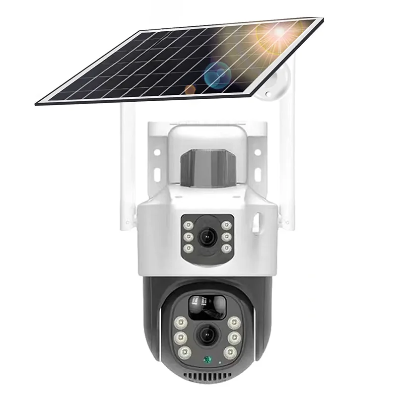 

# Hot Sales For Wistino 6MP V380pro Outdoor Dual Lens 4G Cctv Camera Waterproof Auto Tracking Motion Detection Alarming 4g Sola