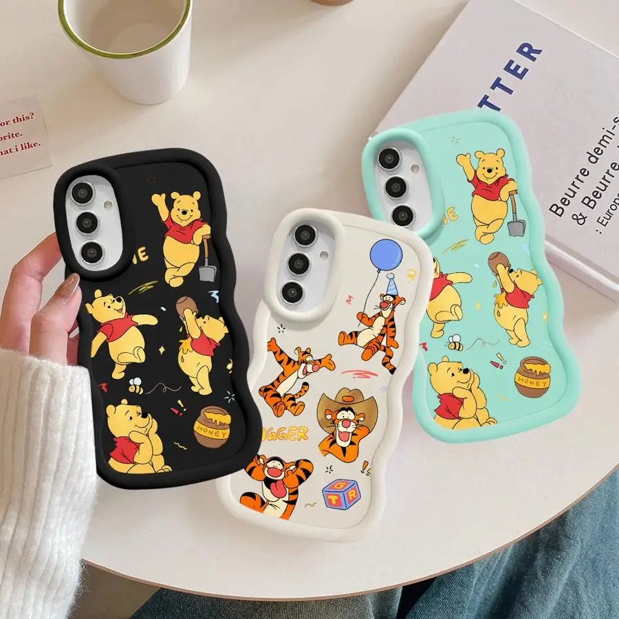 Disney Winnie Bear Tigger Phone Case for Vivo Y36 Y38 5G Y50 Y56 Y78 Y91 Y91C Y93 Y100 Y200 V25 V25E V29 V30 V27 Pro Cover