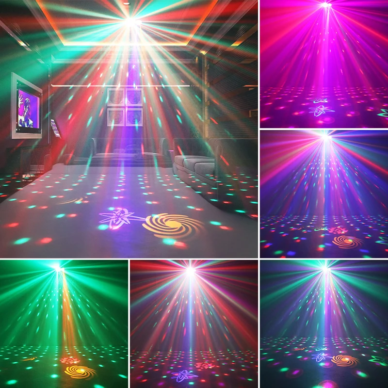 YSH USB Pattern Magic Festival Lighting RGB Projectors Party Light Family Atmosphere Christmas Halloween Easter wedding Decorate