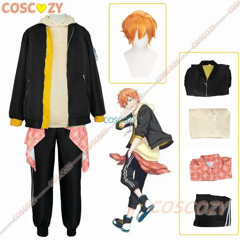 Shinonome Akito Cosplay Costume Project Sekai Colorful Stage Vivid BAD SQUAD BAD DOGS Cosplay Costume Wig Set Christmas Suits