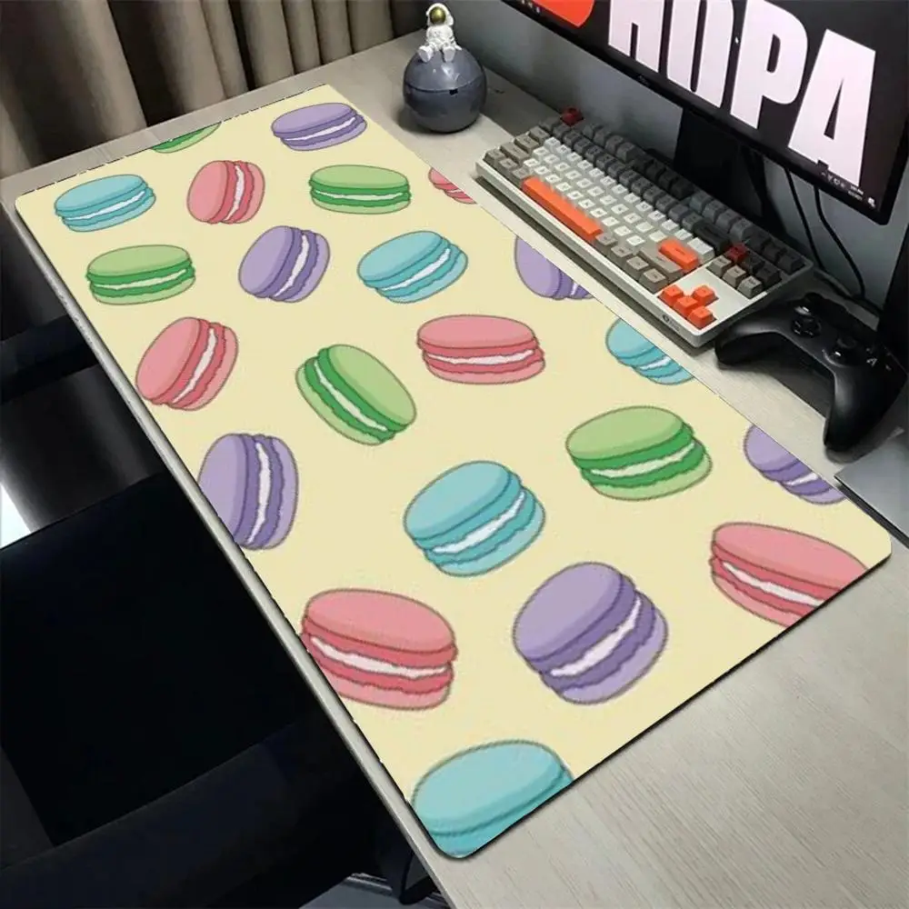 

Macaron Pattern Mouse Pad Mousepad Large Gaming Mouse Pad LockEdge Thickened Computer Keyboard Table Desk Mat