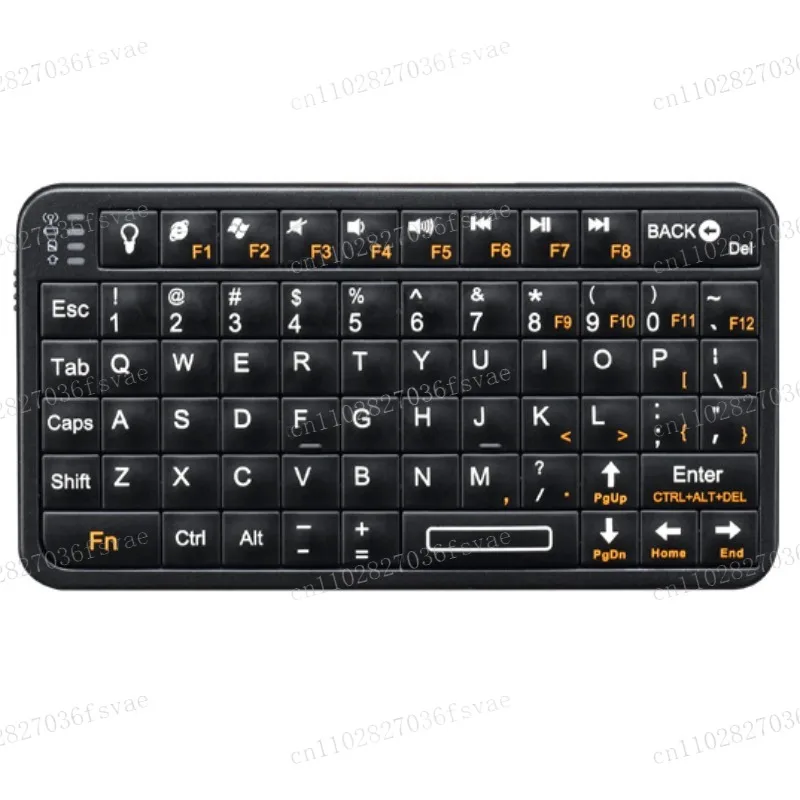 

Mini i5 Wireless Mini Air Mouse Highlight Backlit Keyboard, Compact Rubber RT-MWK518 2.4G