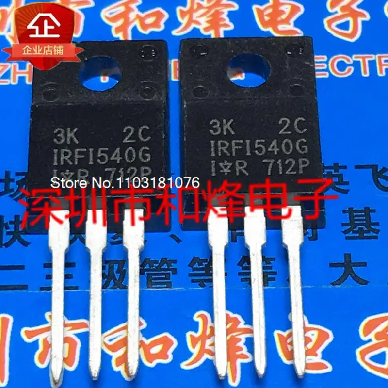 

(20 шт./лот) IRFI540G TO-220F 100V 17A новый оригинальный Stock Power chip