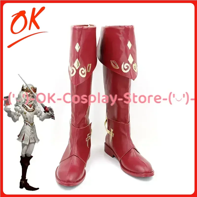 

[Customized] Game Identity V Photographer Joseph Desaulniers Cosplay Shoes Anime Roleplay Prop Halloween Party PU Leather Boots