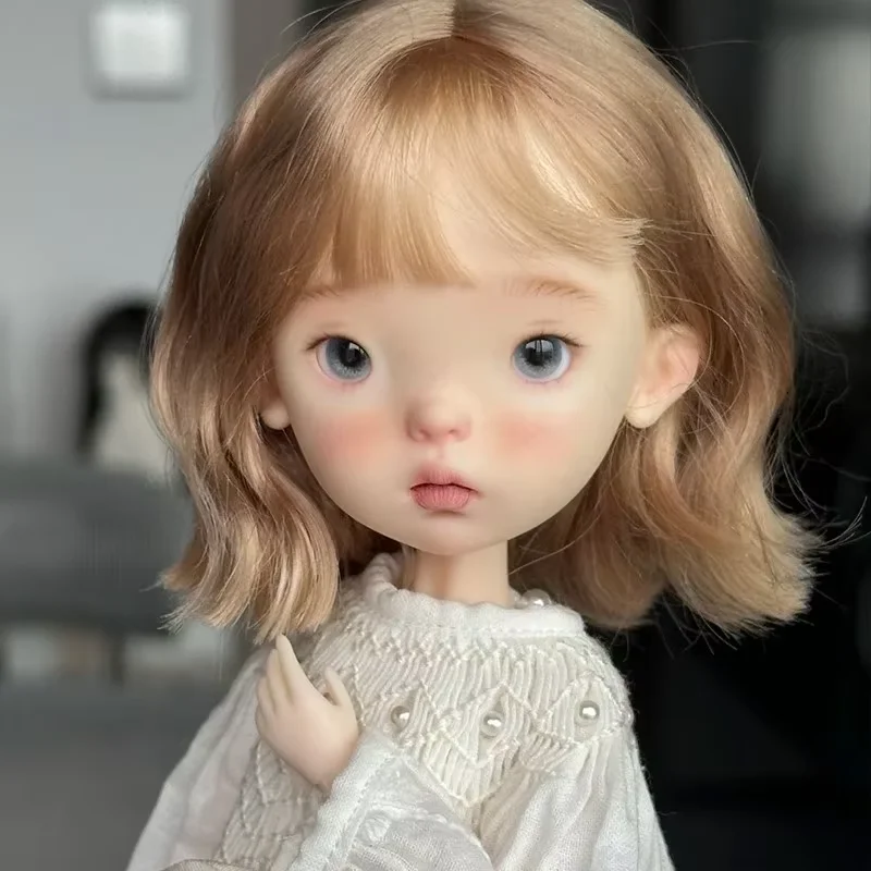 New BJD SD doll 1/6 Landoudou lovely girl can high girl 26cm height sculpted dolls in stock makeup free shipping