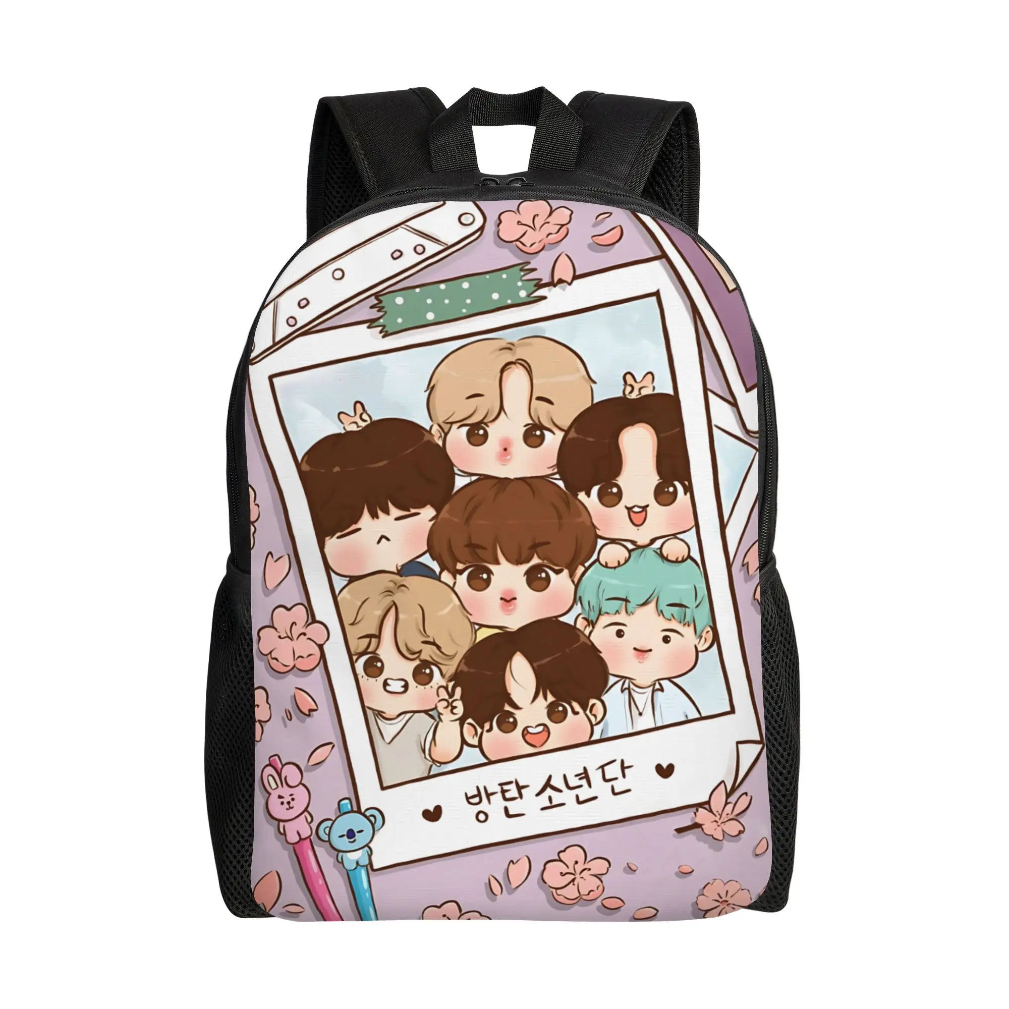 

ita bag Cartoon Y2K style idol Daypack funko pop mochila Cool Journey Zipper Closure Rucksack