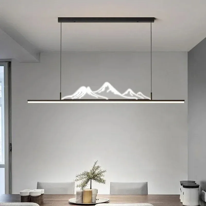 Imagem -04 - Modern Minimalista Led Pendant Lights Pendurado Luminária Sala de Estar e Jantar Mesas de Comida Cozinha Lustre Home Decor