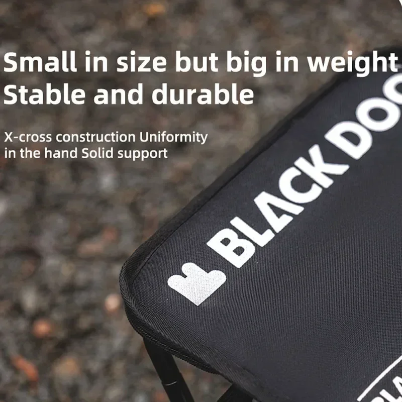 كرسي بلاك دوج قابل للطي للاستخدام الخارجي كرسي قابل للطي للتخييم مقعد قابل للطي يمكن تخزين حقيبة البراز المحمولة السفر الصيد الشاطئ