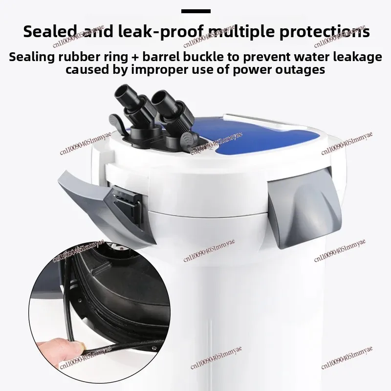 

Water Filter Canister For Aquarium External Submersible Silent Fish Tank System HW 3000