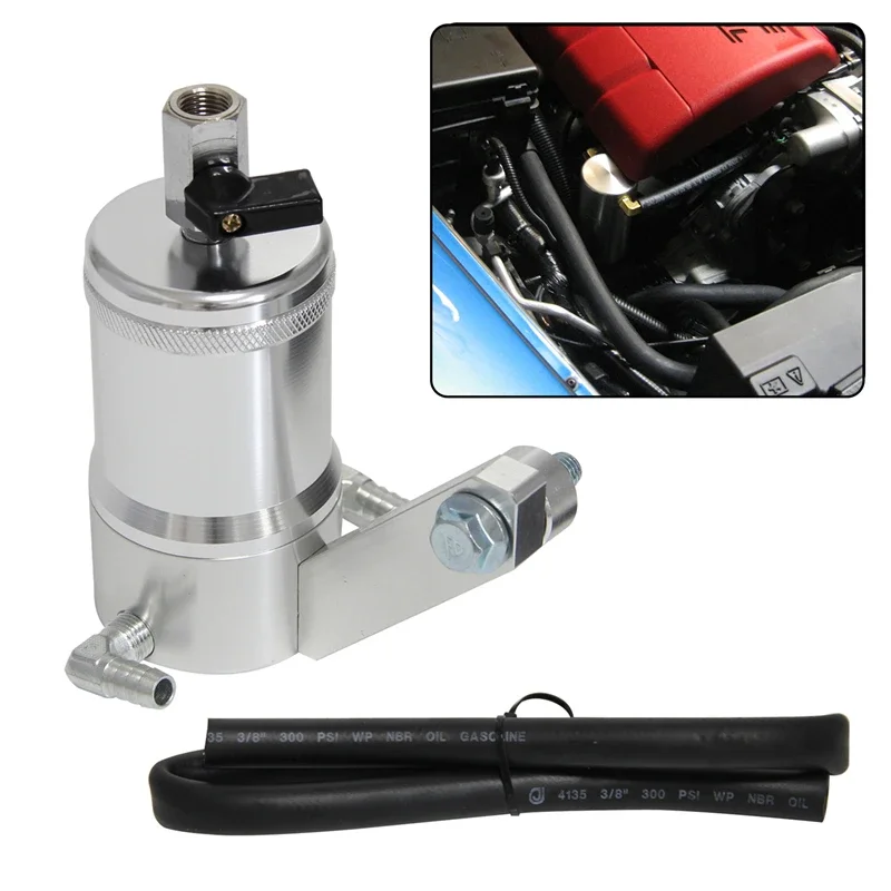 Oil Catch Can Tank Billet Aluminum Fit For Chevrolet Chevy Corvette LS2 LS3 LS7 Z06 2005-2012