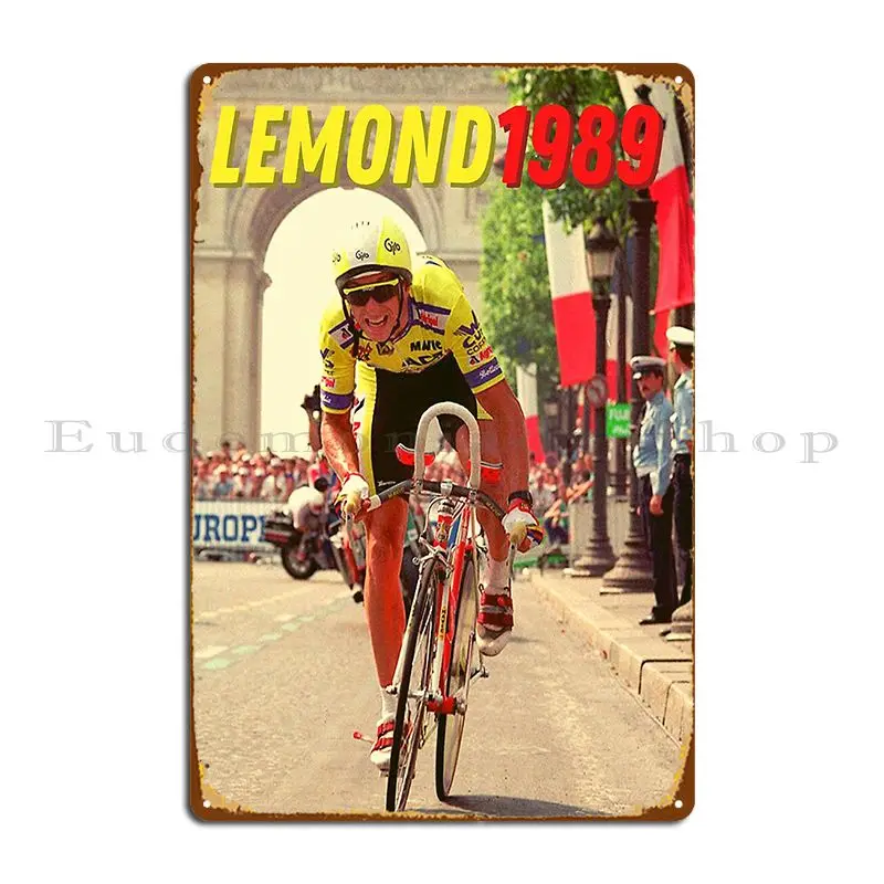 Lemond 1989 Metal Plaque Poster Club Cinema Designing Classic Character Tin Sign Poster