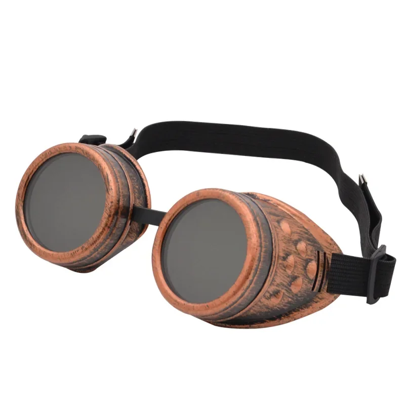 Steampunk glasses gothic retro helmet masquerade party decorative matching goggles