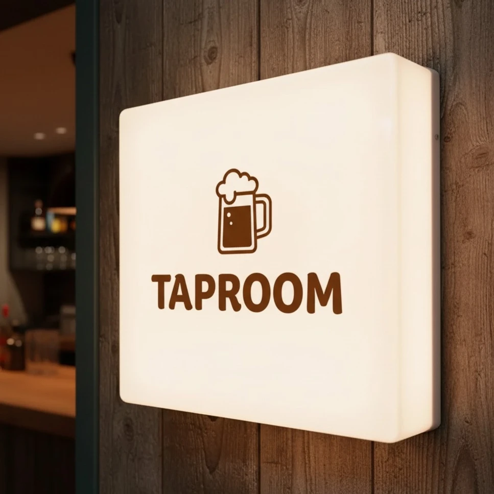 Custom LED Light Box - Eye-Catching Wall-Mounted Luminous Acrylic Letters & Logo Signage for Home Business & Outdoor