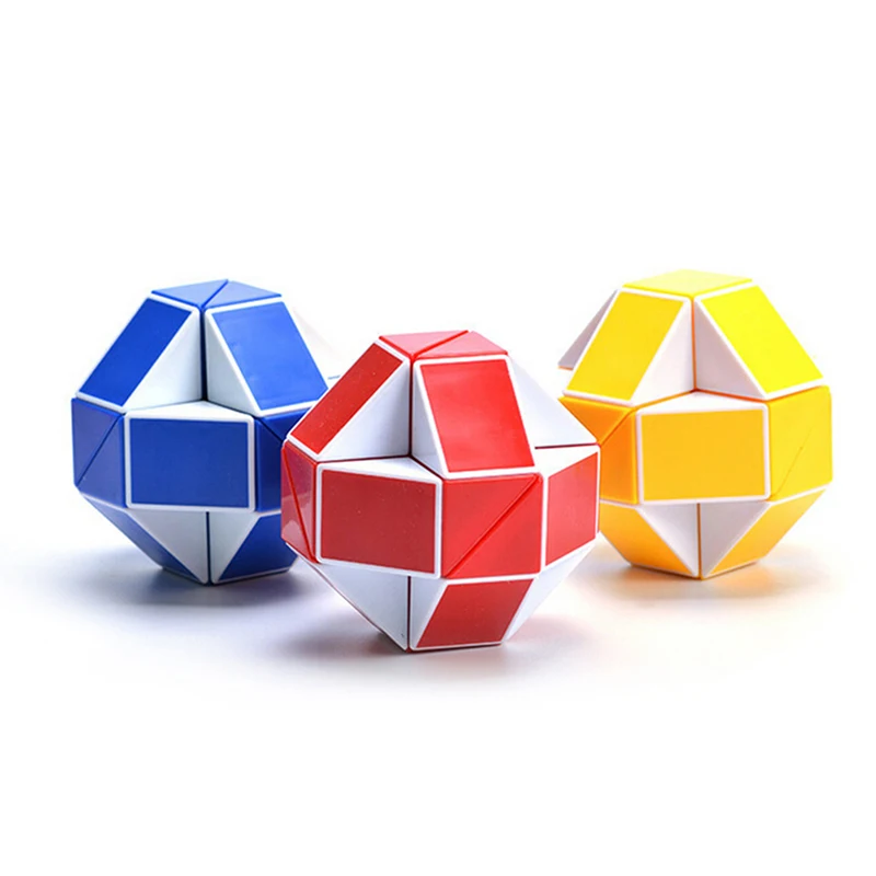 1pcs Hot Puzzles 3D Cool Snake Magic Variety Popular Twist Kids Game Transformable Gift Plastic Puzzle Baby Educational Toy