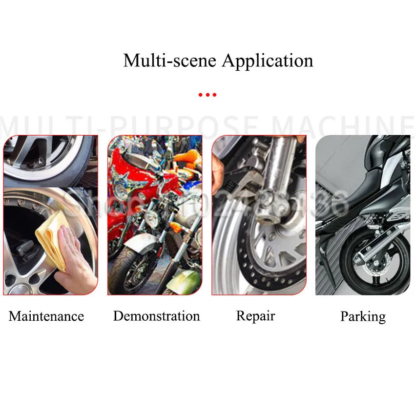 Motorcycle Lift Table Jack Crane 450/500Kg Motorcycle Repair Station Center Scissor Lift Workshop Work Bench