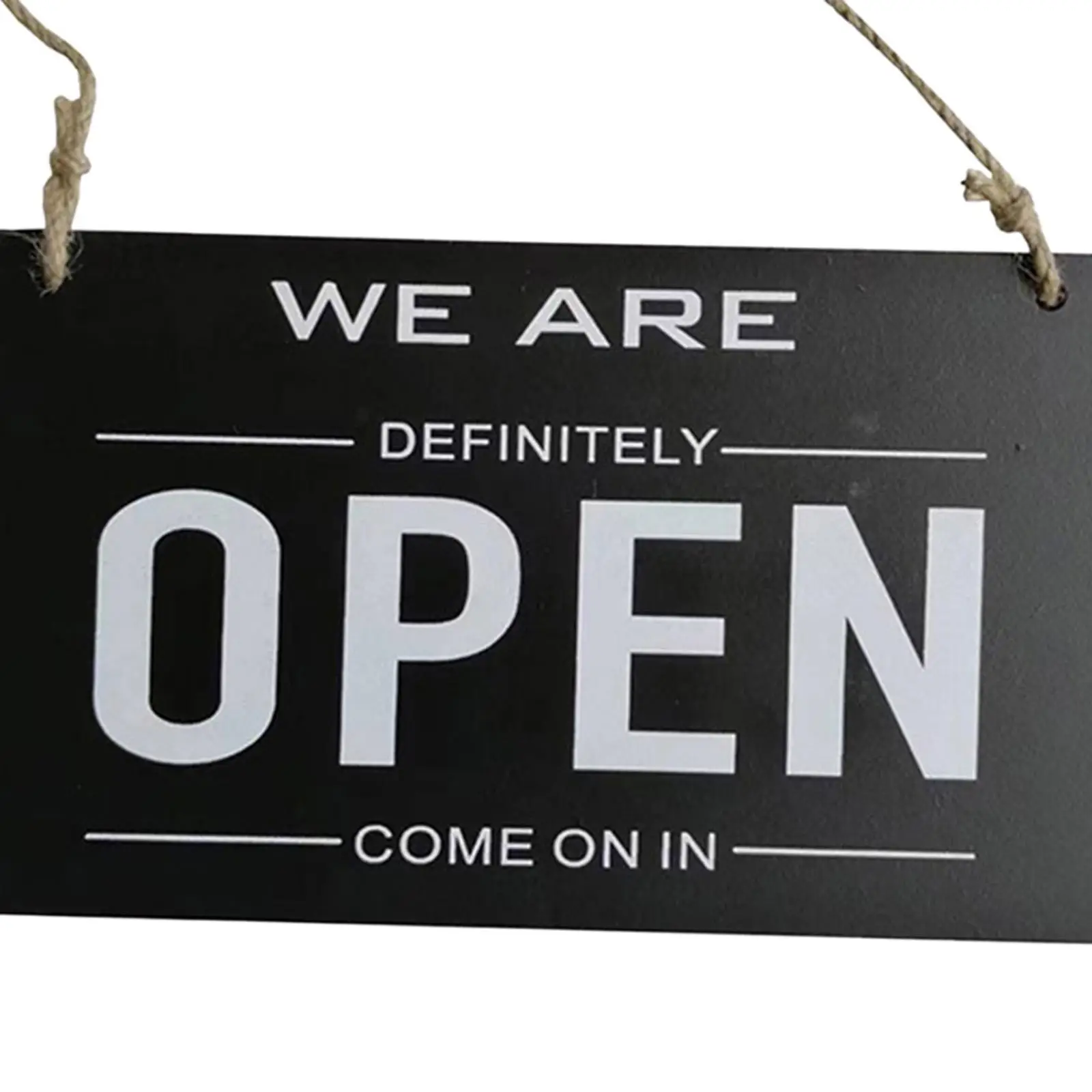 Rustic Open Closed Sign Shop Door Sign Double Sided Hanging Sign for Shop Cafe Restaurant Pub Bar Coffee Decoration