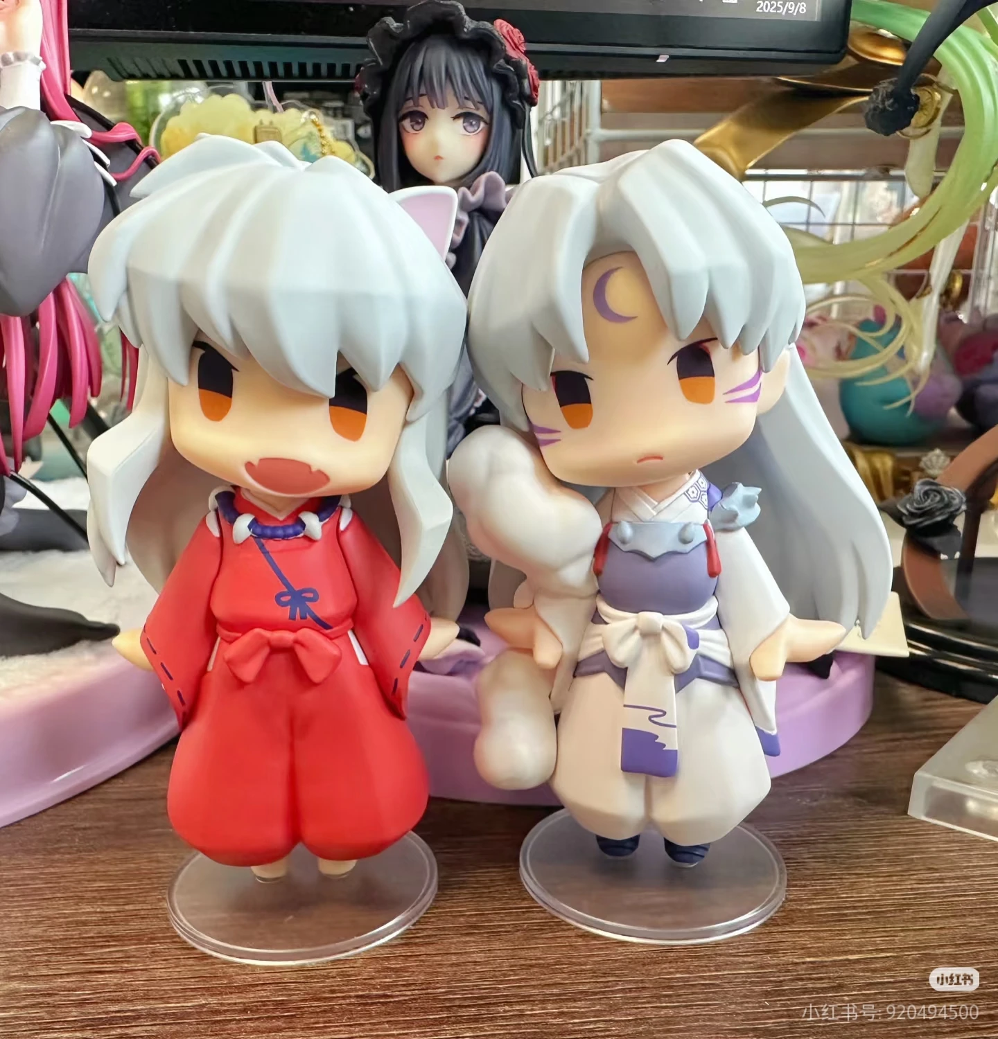 Véritable Gsc Inuyasha bon sourire série Inuyasha figurine Sesshomaru modèle Kagome Higurashi Figurines cadeau jouet