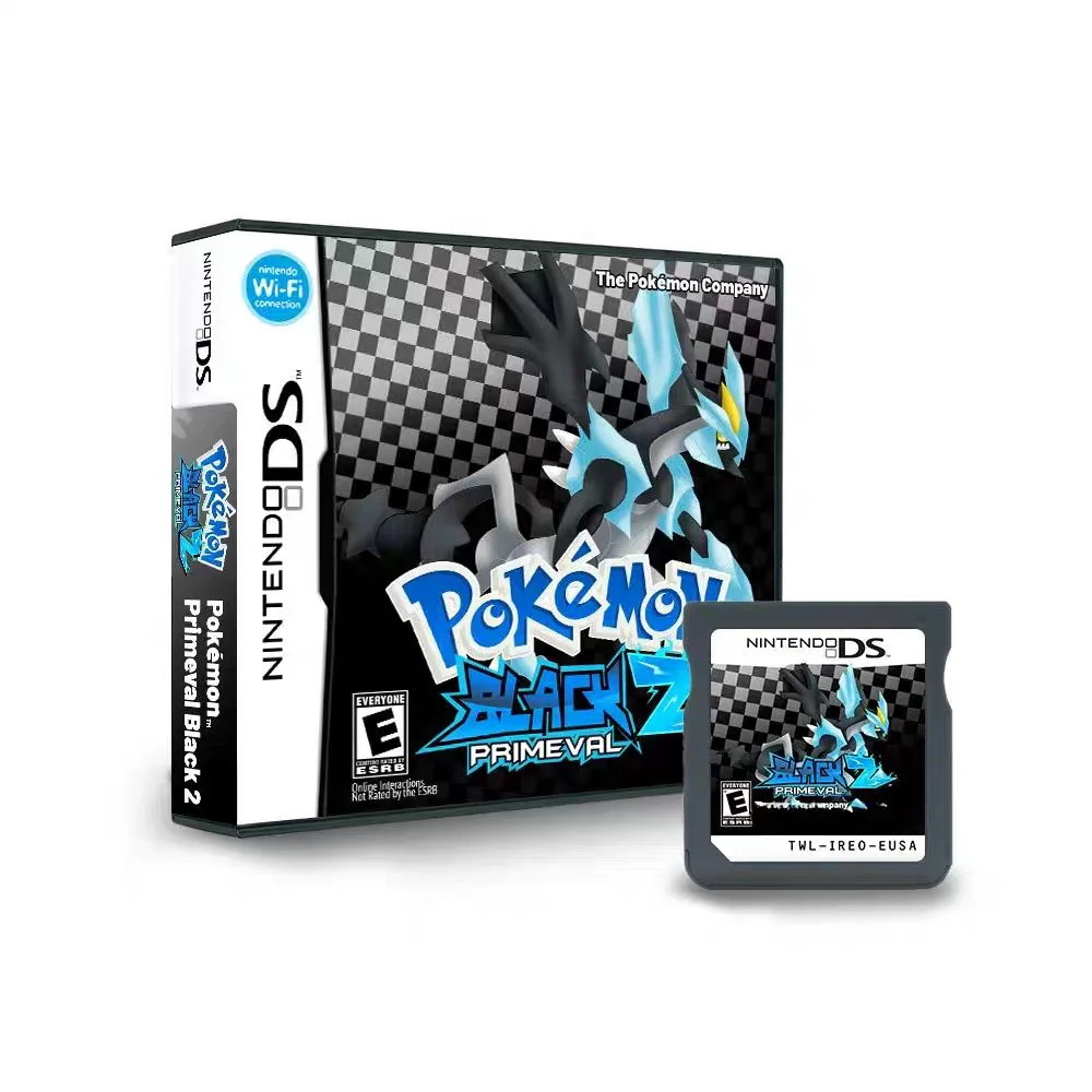 NDS لعبة خرطوشة Moemon لعبة فيديو وحدة التحكم الأصفر والفضي KAIZO Moon Black2 مجموعة من الهوايات يده بطاقة الألعاب الهدايا