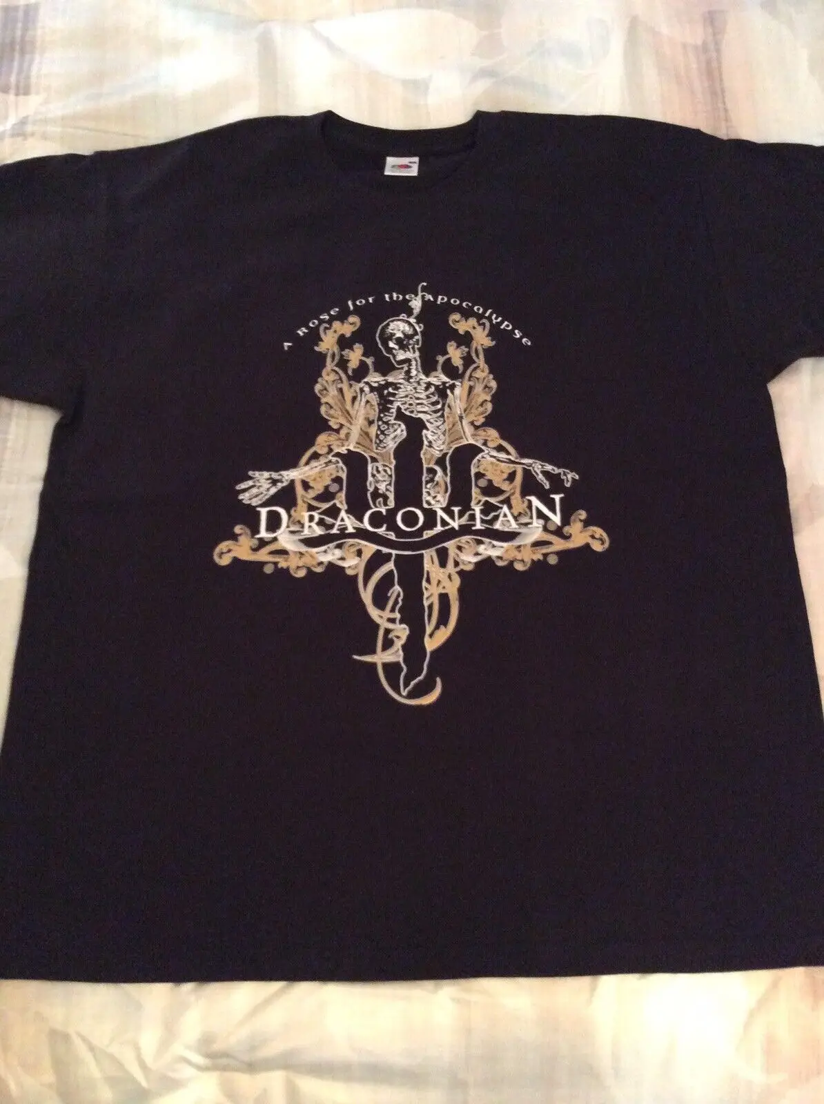 DRACONIAN A Rose For The Apocalypse Shirt XL, Summoning, Paradise Lost,Katatonia