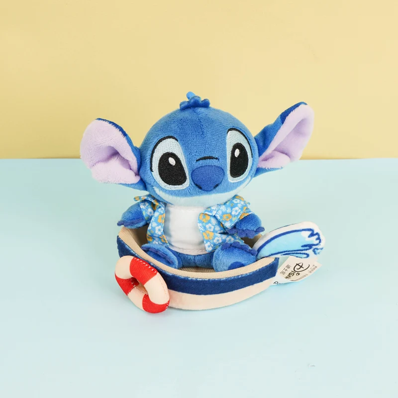 Disney Stitch Eat, Drink and Play Series Blind Box Toys Ciondolo Kawaii Collezione di bambole Stitch Figurine Regalo a sorpresa per bambole carine