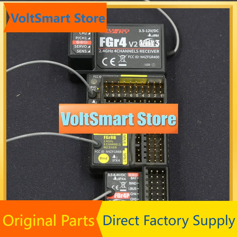 VoltSFlySky Receiver FGr8B FGr12B For NB4 PL18 FRM302 8CH 12CH Remote Control Drone Aircraft RC Model