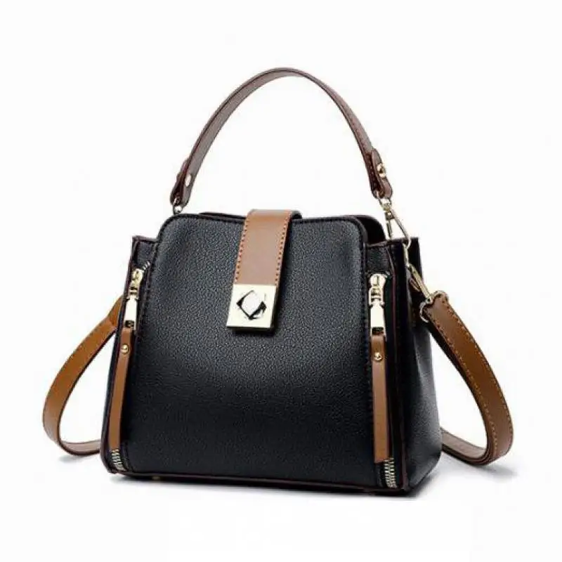 

new European and American fashion casual versatile single-shoulder women's bag crossbody hand-held large-capacity bucket bag