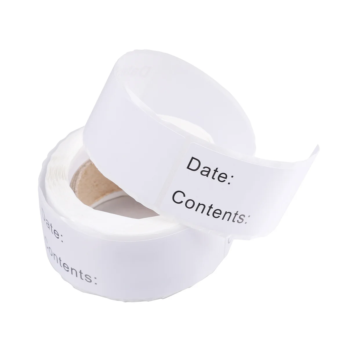 

250 Pcs/Roll Food and Refrigerator Stickers Erasable Labels Paper for Containers