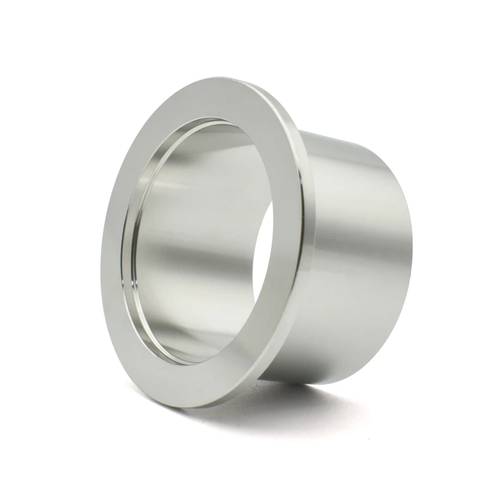 KF10 KF16 KF25 KF40 KF50 Vacuum Welded Pipe Fittings Joint, 304 Stainless Steel KF Vacuum Flange Joint, Joint Length 20/30/50mm