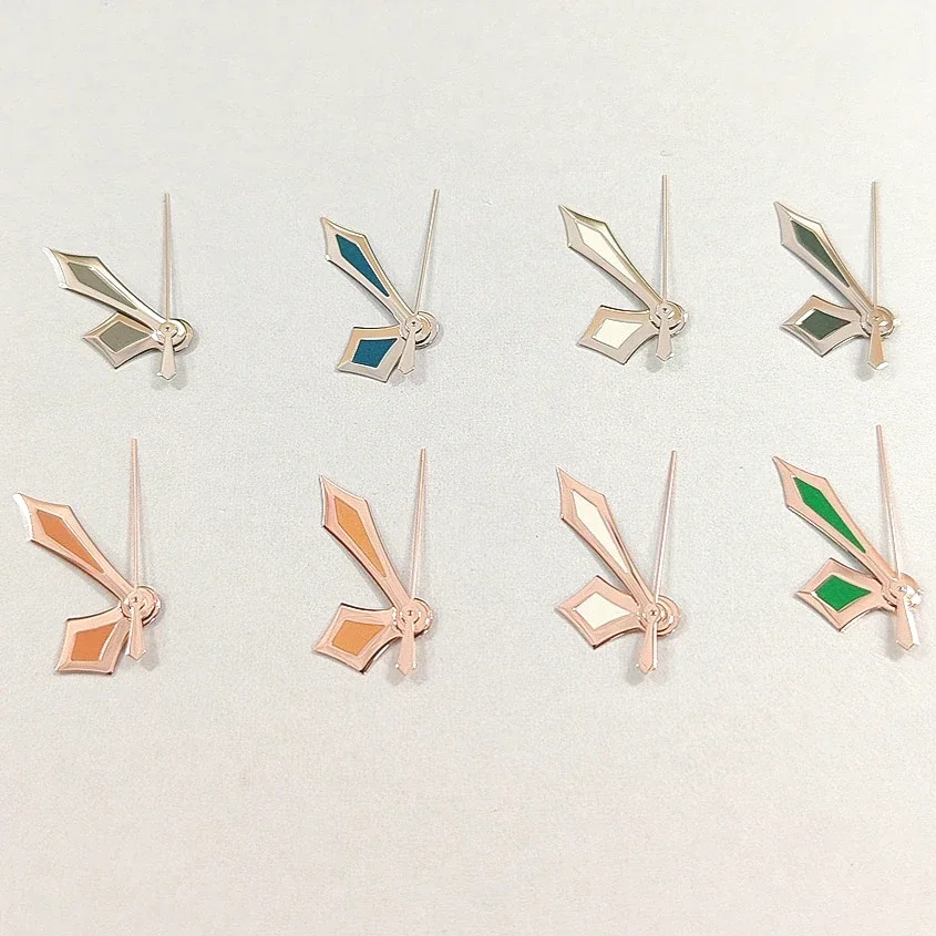 Silver Rose Gold Watch Hands Super Green Luminous Vintage Classic Hands Needle for NH35 NH36 Movement