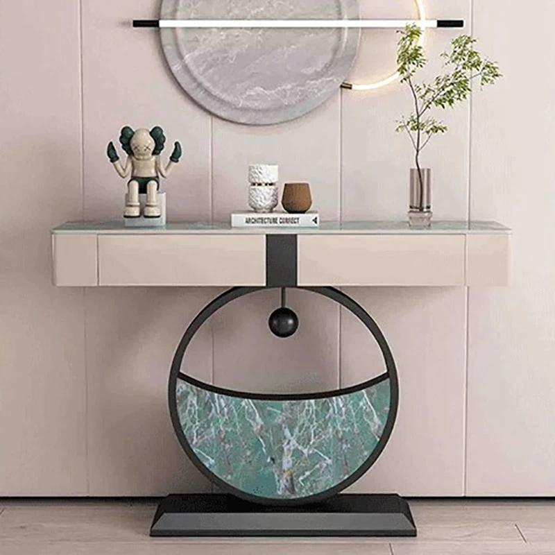 

French Elegant Console Table Trendy Aesthetic Modern Luxury Console Table For Hallway Entrance Tisch Wohnzimer Möbel Furniture