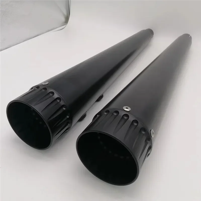 Motorcycle Staggered Shortshots Exhaust Pipes Fit For Harley Touring Electra Glide Road Glide Street Glide Road King 00-2024