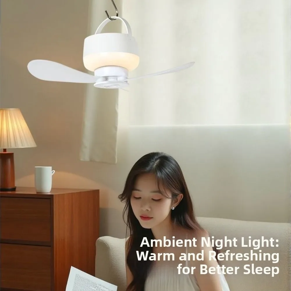 Silent Operation Ceiling Fan Light LED Light Energy Saving Ceiling Lamp with Remote Control Intelligent Hanging Fan Light