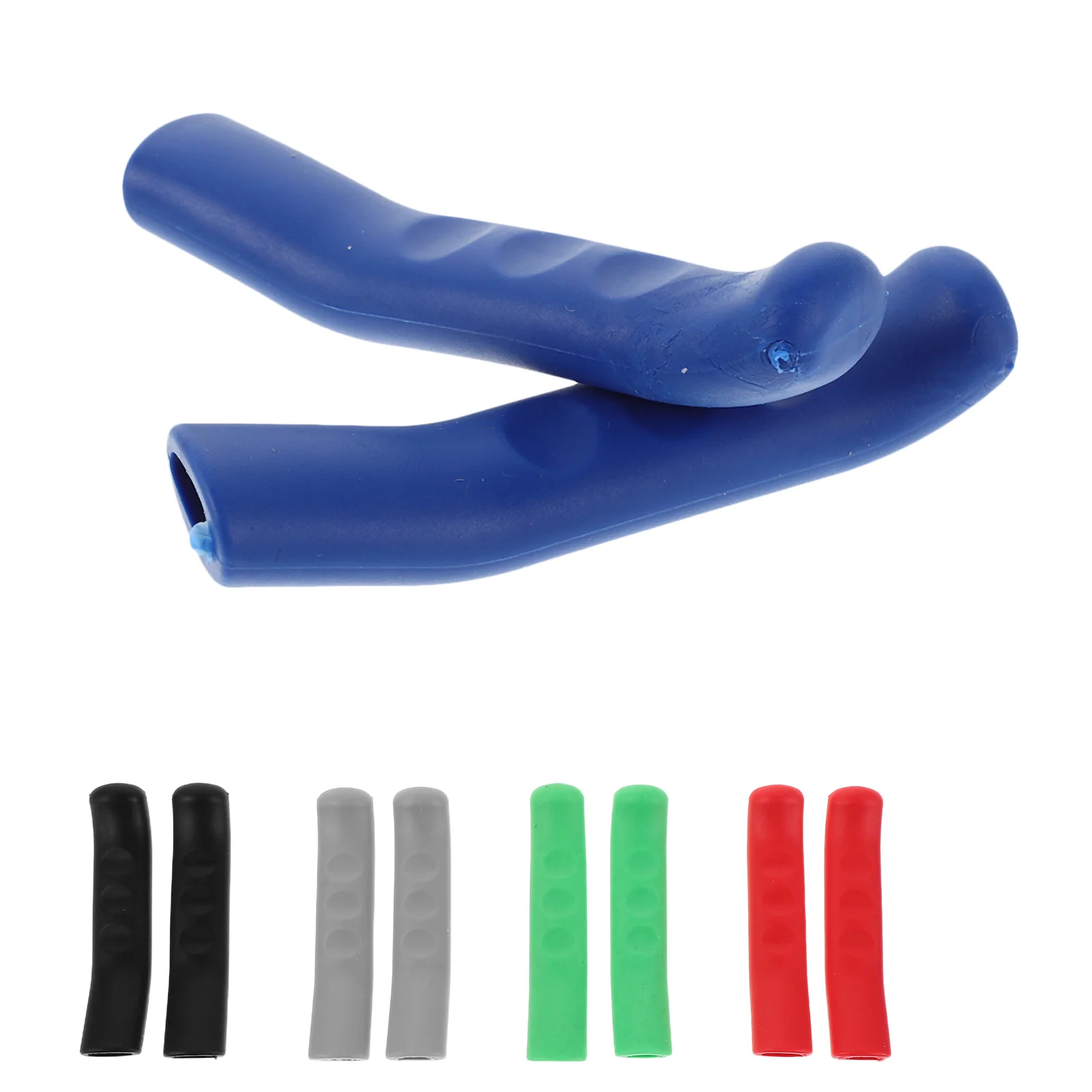 5Pairs Silicone Bike Brake Lever Covers Non-Slip Handle Grip Protector Cover for Mountain Road Folding Bike Brake Sleeve