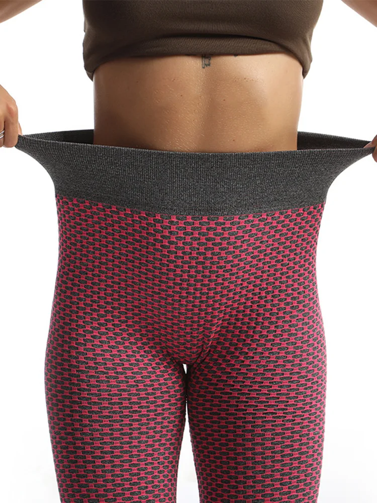 CHSDCSI-mallas deportivas Push Up para mujer, pantalones de lápiz elásticos informales sin costuras, de panal, para gimnasio y Fitness, Sexy, novedad