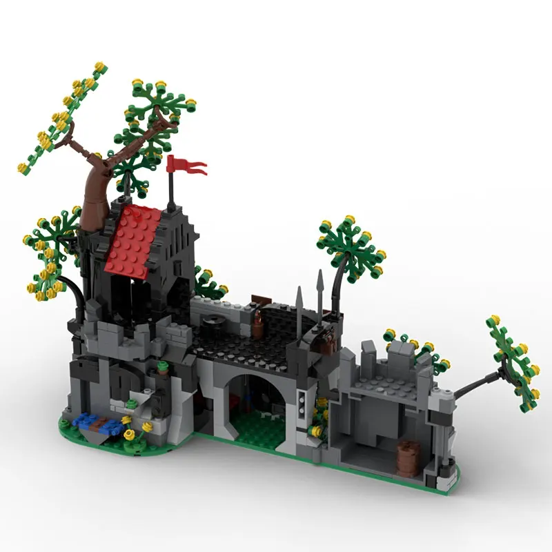 Spot MOC-555 Teile DIY Kleinpartikel-Bausteine, 3D-Modelle, Geschenke, Puzzle-Ornamente