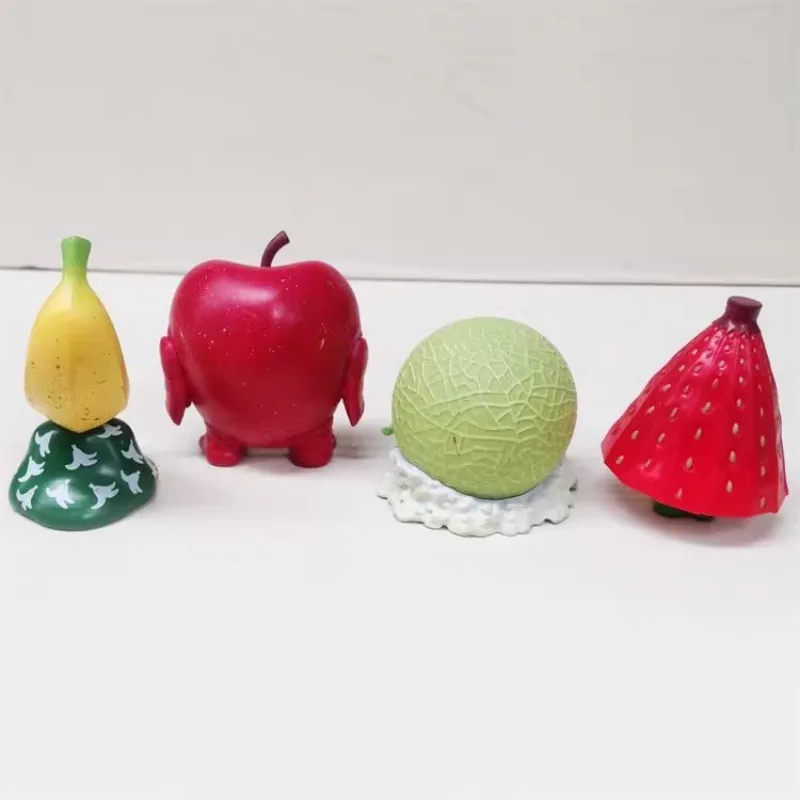Original Qualia Gashapon Kapsel Spielzeug Obst Monster Banane Apfel Cantaloupe Action Figur Nette Kawaii Miniatur Modell Figur