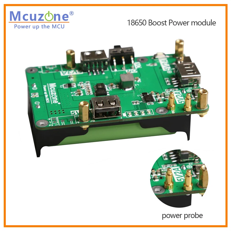 Imagem -03 - Charge And Boost Powerbank para Raspberry pi Saída Dupla até 5v 3a Ws2812 Radar 4g Lte Ups Motor de Direção 18650