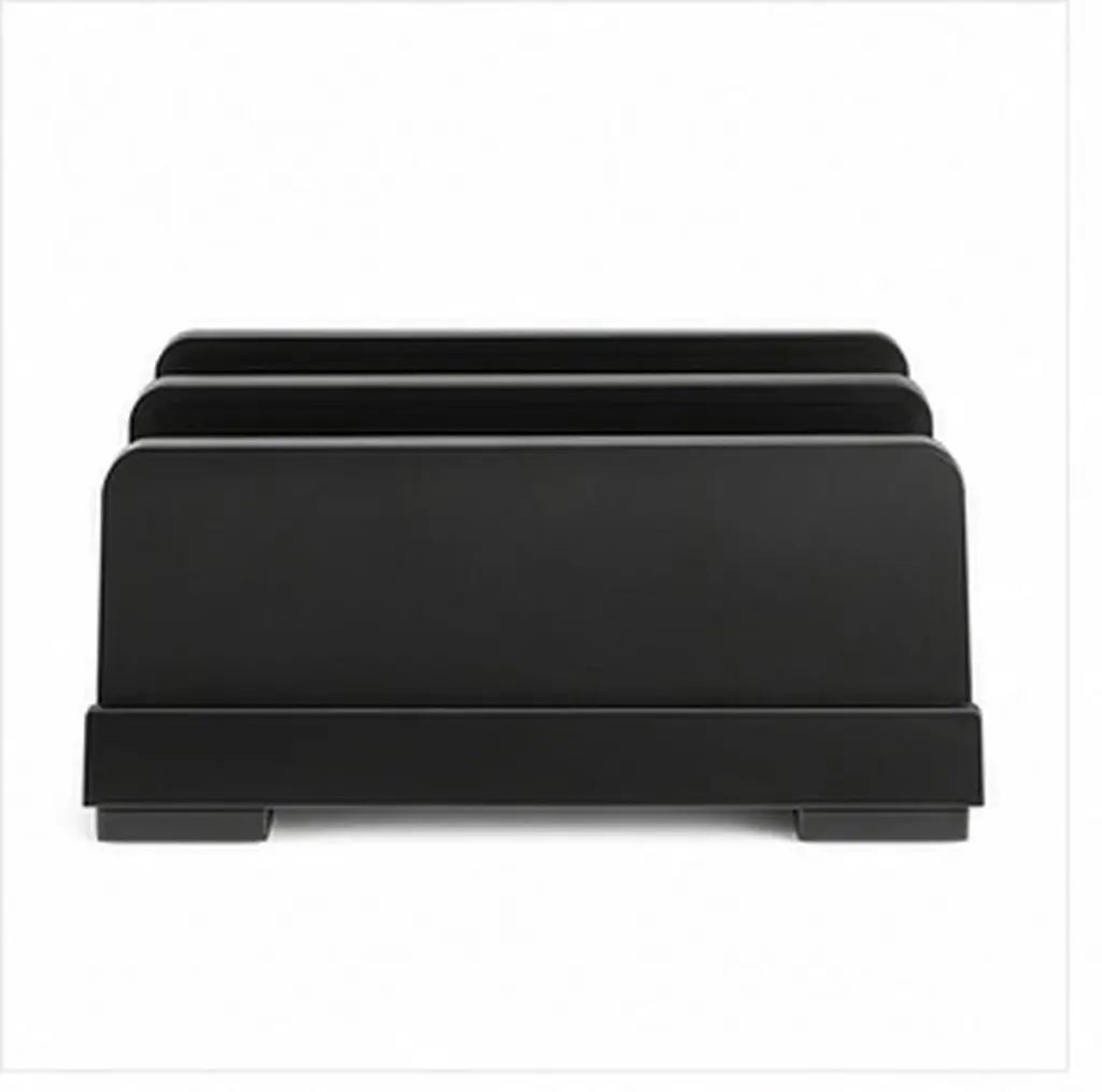 Laptop Vertical Stand Dual Slots Adjustable Laptop Holder Desktop Organizer Tablet Phone Dock Support Holder Workspace Organizer