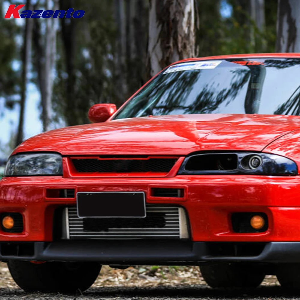 For Nissan Skyline R33 GTR GTS 95-98 Fiberglass KZ Headlamp Air Intake W/Led LHS