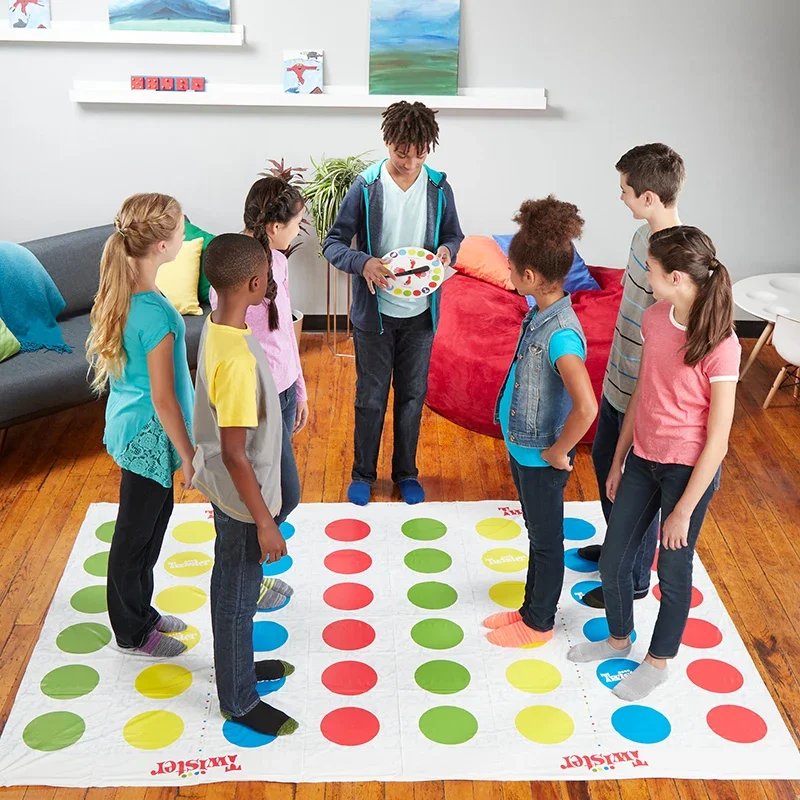 Fun Outdoor Board Games Interactive Sports Body Twisting Toy for Kids and Adults Larger Mat for Family Friend Party Toy