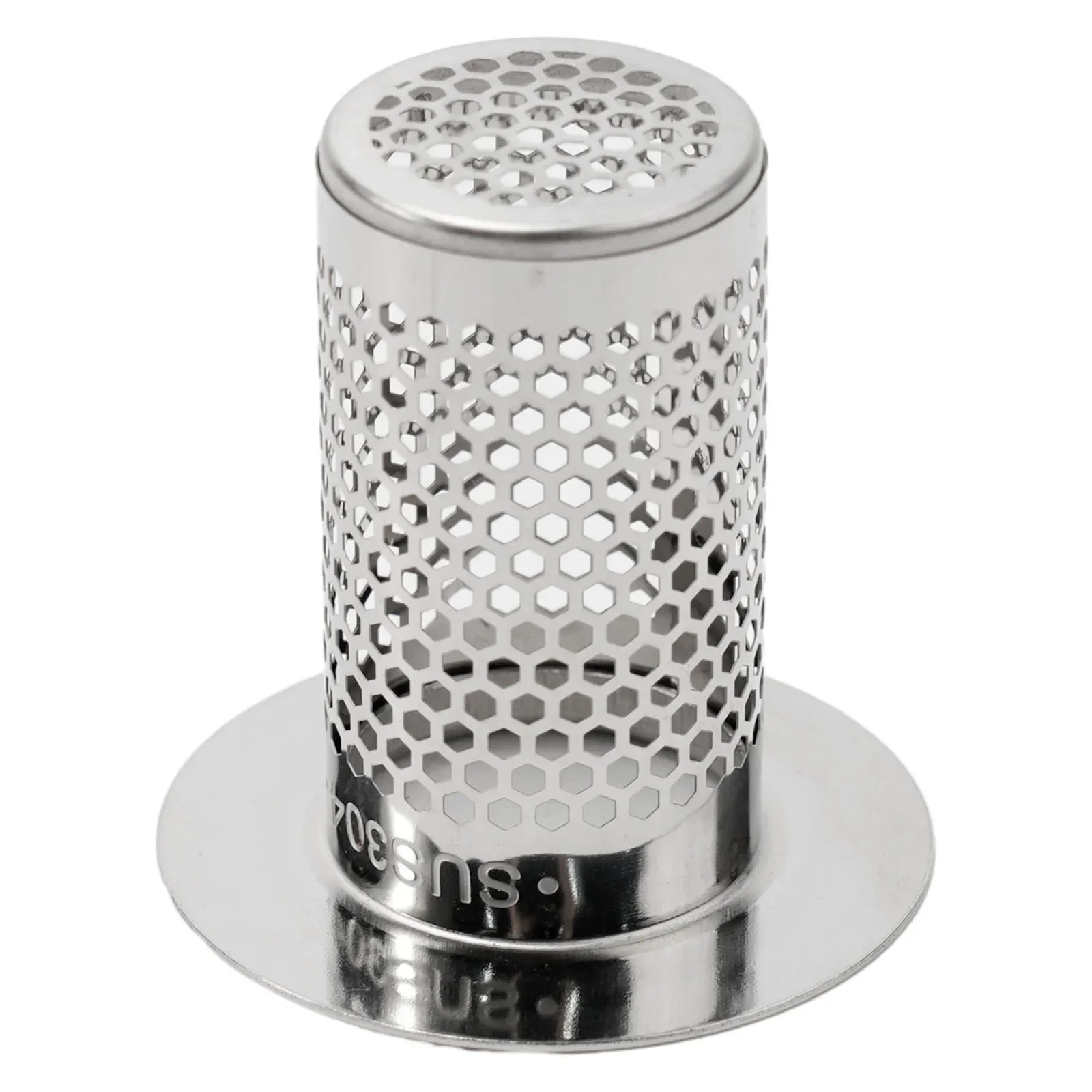 Nuovissimo filtro di scarico filtro per lavello raccoglitore per capelli sostituzione della cucina tappo in acciaio inossidabile argento resistente alla ruggine