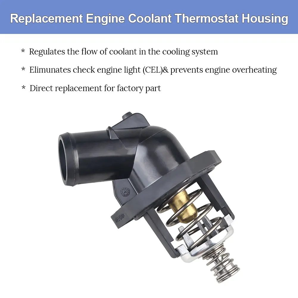 Engine Coolant Thermostat Housing For Chevy Silverado Suburban Tahoe Corvette Thermostat Housing Water Assembl 12674639 15-11125