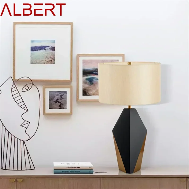 ALBERT LED Lamps For Modern Bedroom Desk Lights Home Decorative E27 Dimmer Paint Table Light Foyer Living Room Office