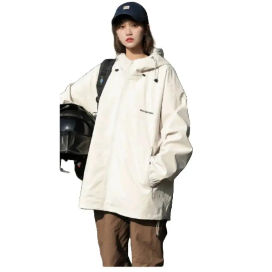 Women Windbreak Coat 2025 Spring Summer Men's Outdoor Mountaineering & Camping Hooded Jacket Oriented Style Ideal For Couples