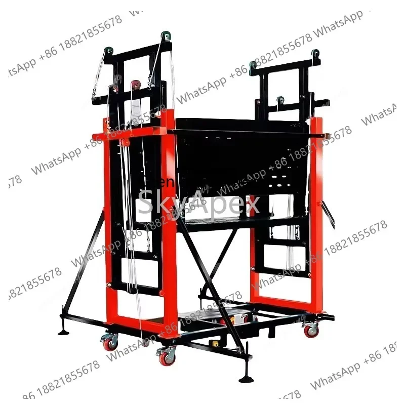 

New arrive Commission Modern Design Electric Scaffolding Lift Hydraulic Telescopic Folding Platform 3m 6m 12m Architectural S
