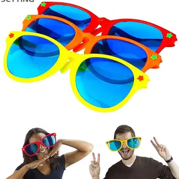 Jumbo Party Sunglasses Plastic Funny Oversized Sunglasses Prop Party Favors for Adults Festival Summer Swim Holiday Supplies