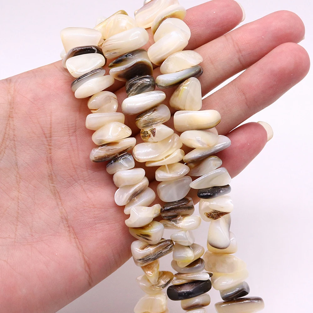 

Natural Mother of Pearl Shell Beads Irregular Large Gravel Loose Spacer Beads for Jewelry Making DIY Handmade Necklace Bracelet