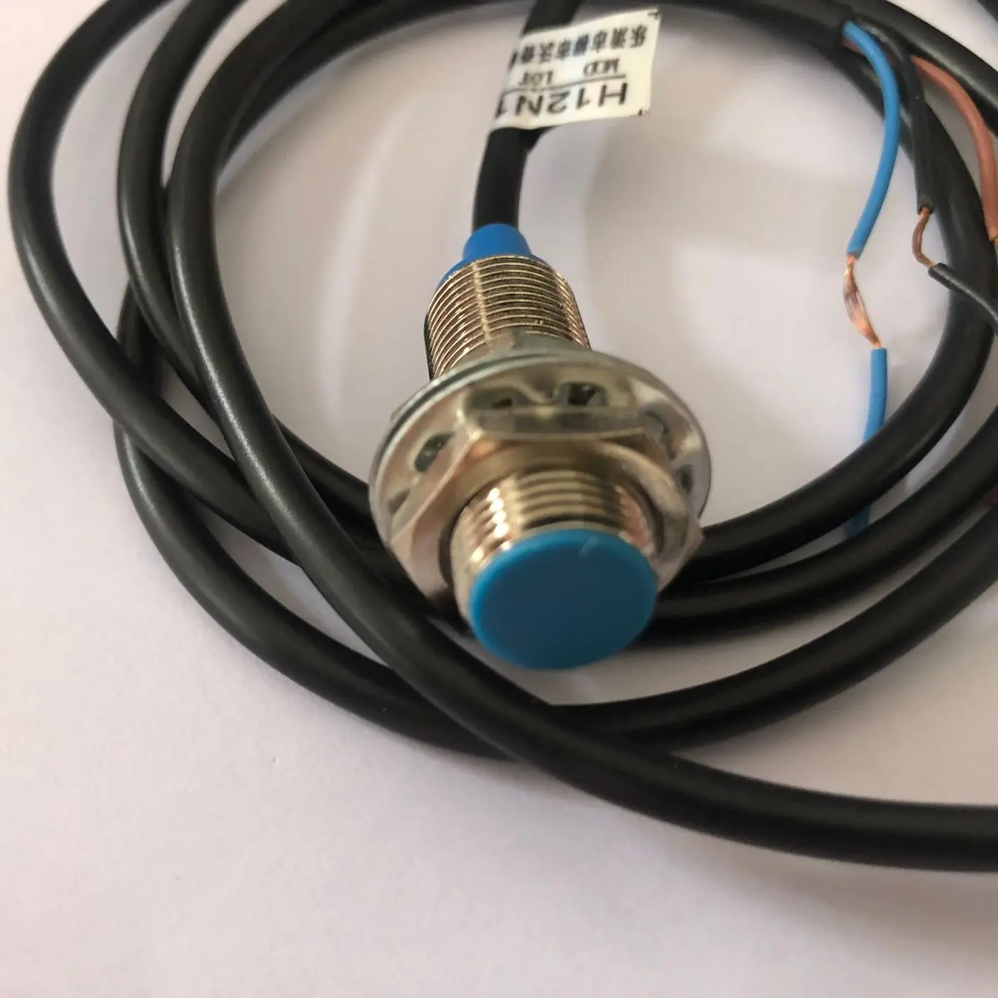 Sensor magnético Hall H12N1-N, sensor de três fios NPN normalmente aberto DC M12