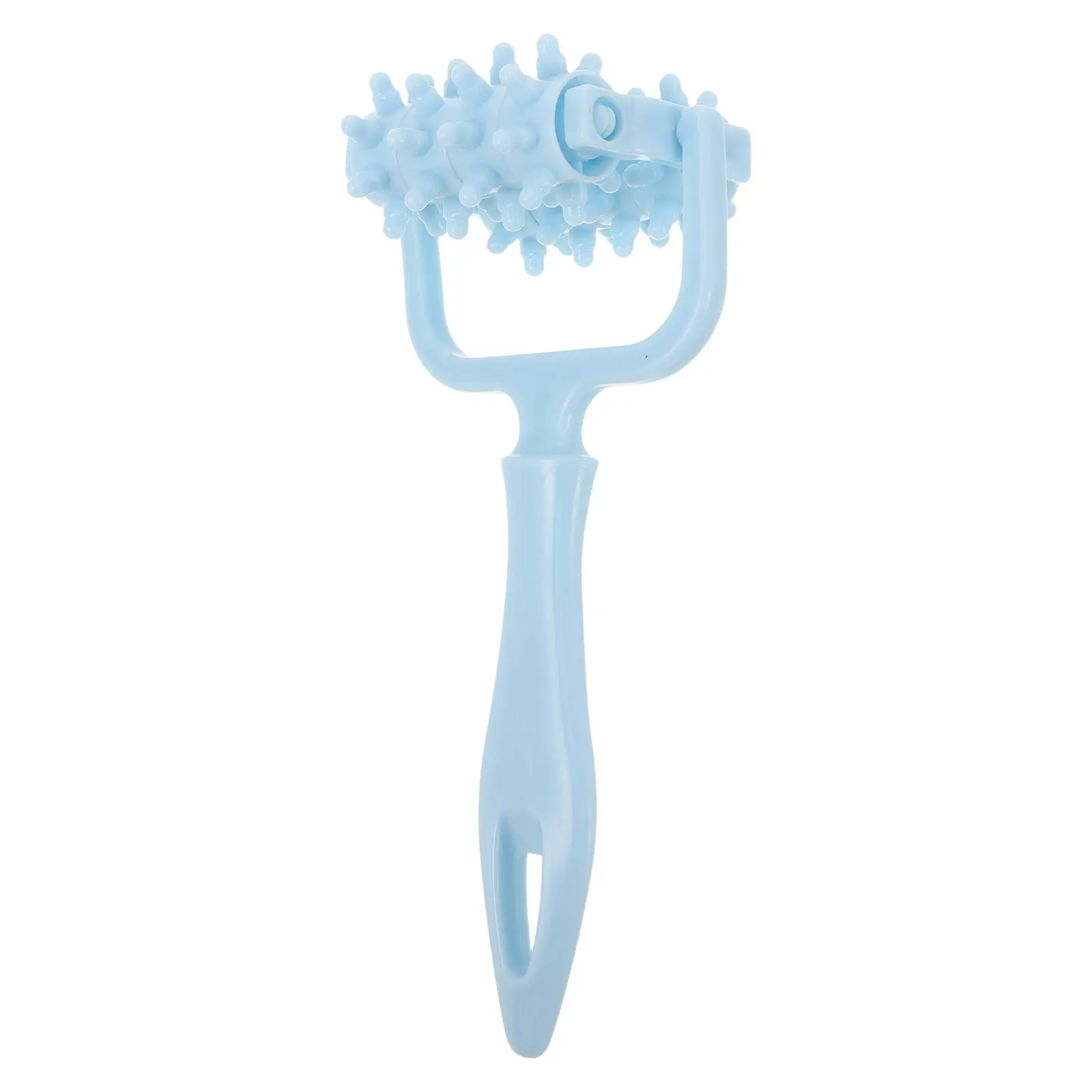 

Массажный ролик с 8 колесиками, эргономичной ручкой, портативный инструмент для расслабления мышц, ручной массажер для икр и ног, для спорта и йоги